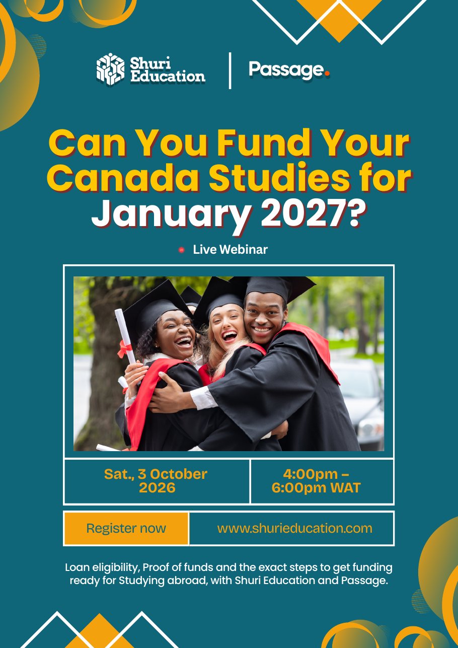 Can You Fund Your Canada Studies For January 2027? flyer